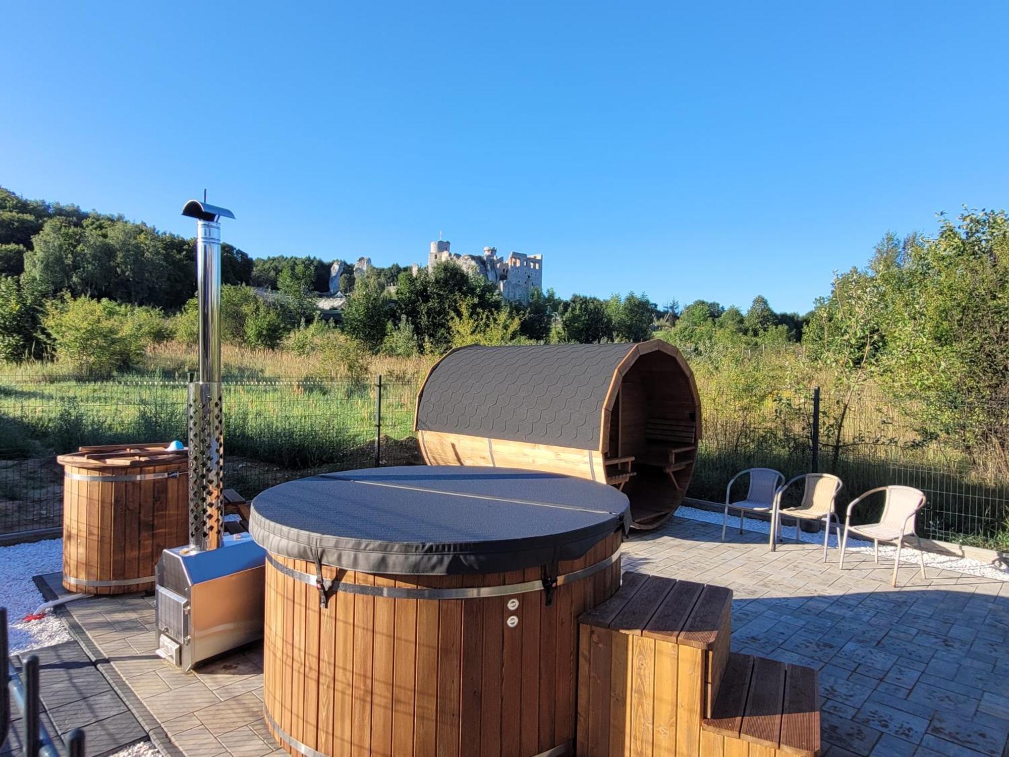 Agroturystyka Na Jurze Jacuzzi Sauna Beczka Огродзенець Екстер'єр фото