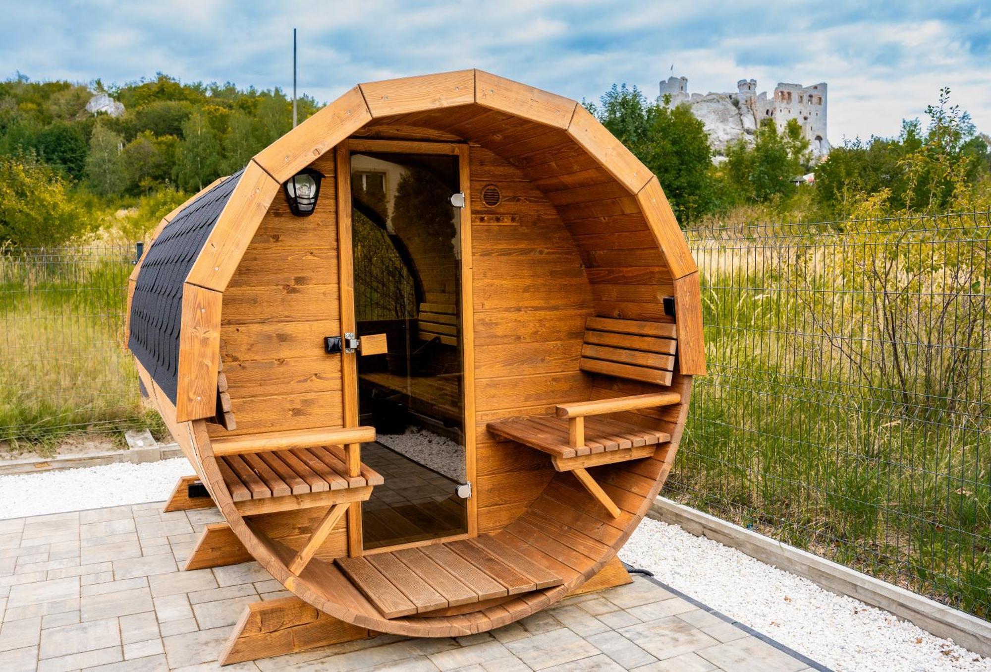Agroturystyka Na Jurze Jacuzzi Sauna Beczka Огродзенець Екстер'єр фото